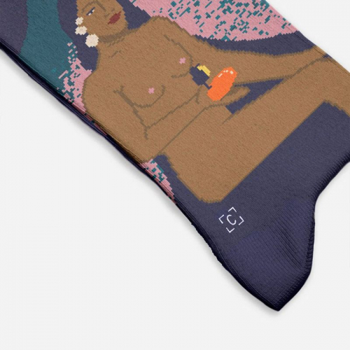 Socken Kunstwerke - Gauguin "Der Samen der Areoi"